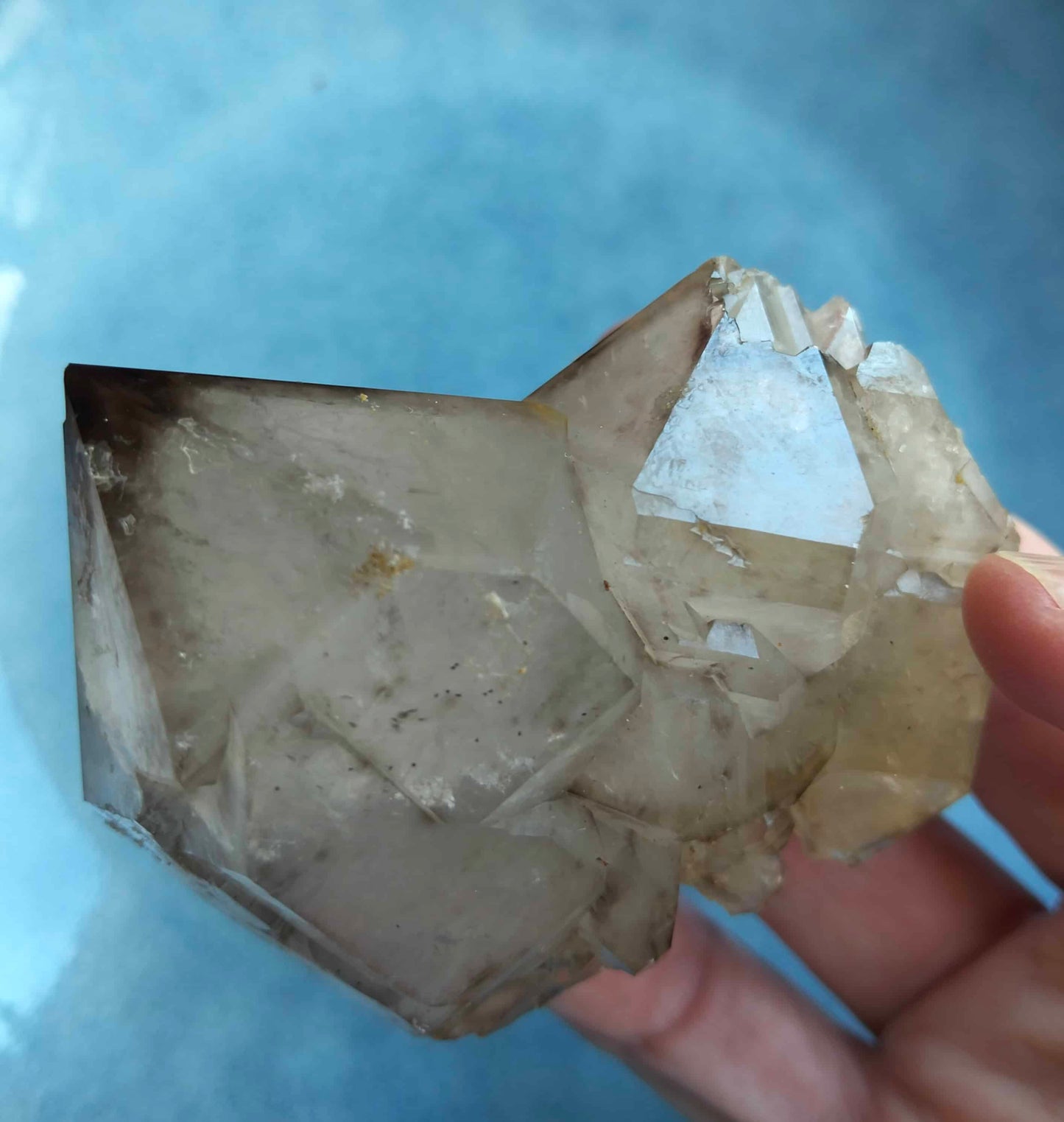 Australian Smoky Quartz Elestial Cluster