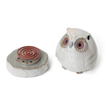 Large Owl Incense Burner