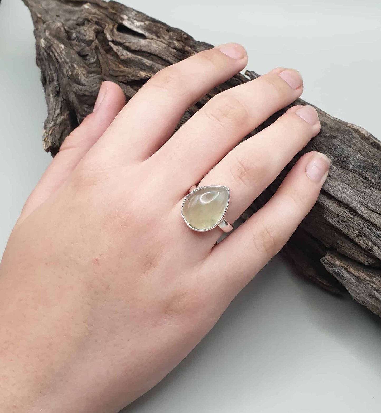 Prehnite Ring Size 7