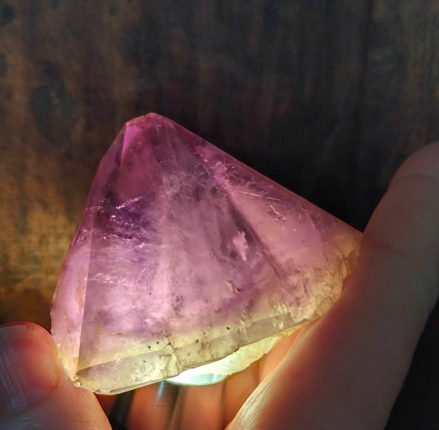 Sourced from the historic 'The Great Australian Amethyst Mine,' these hand-dug amethyst points carry a legacy dating back to the 1960s. Their rarity lies not only in the iconic location but also in the exceptional quality that is seldom found in our country. The crystals, adorned with inclusions and zoning of smoky quartz and amethyst, showcase the unique geological processes at play. Unearthed from this distinctive Australian mine, each amethyst point holds a piece of history and inherent beauty.