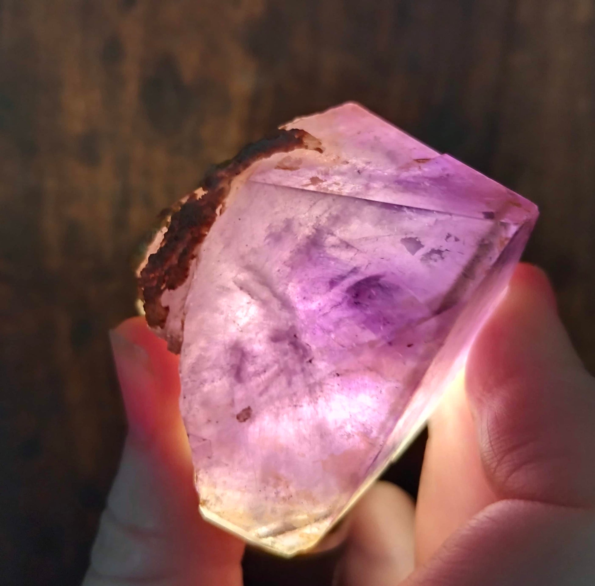 Sourced from the historic 'The Great Australian Amethyst Mine,' these hand-dug amethyst points carry a legacy dating back to the 1960s. Their rarity lies not only in the iconic location but also in the exceptional quality that is seldom found in our country. The crystals, adorned with inclusions and zoning of smoky quartz and amethyst, showcase the unique geological processes at play. Unearthed from this distinctive Australian mine, each amethyst point holds a piece of history and inherent beauty.