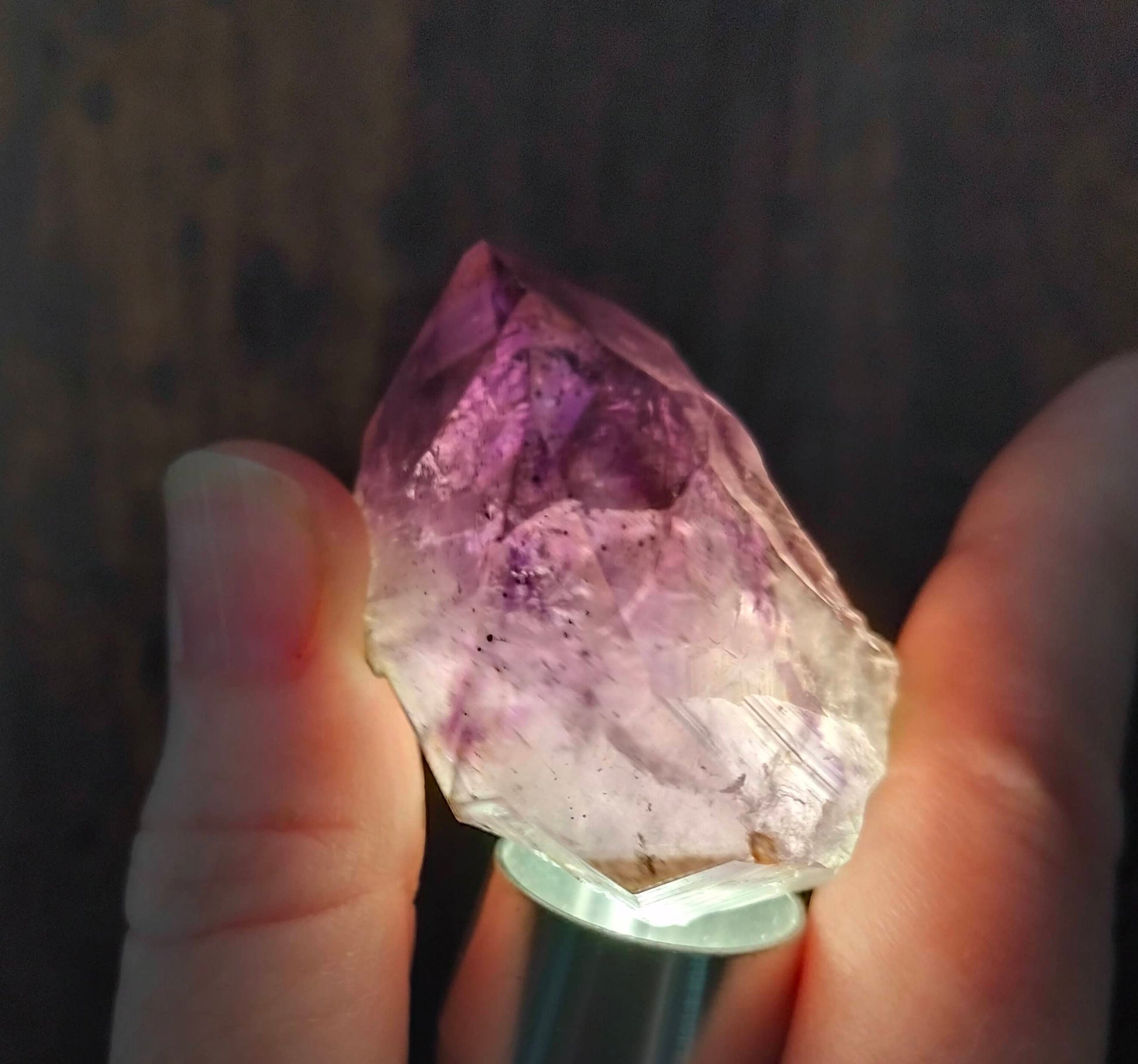 Australian Amethyst crystal, adorned with inclusions and zoning of amethyst, showcase the unique geological processes at play. Unearthed from this distinctive Australian mine, each amethyst point holds a piece of history and inherent beauty.