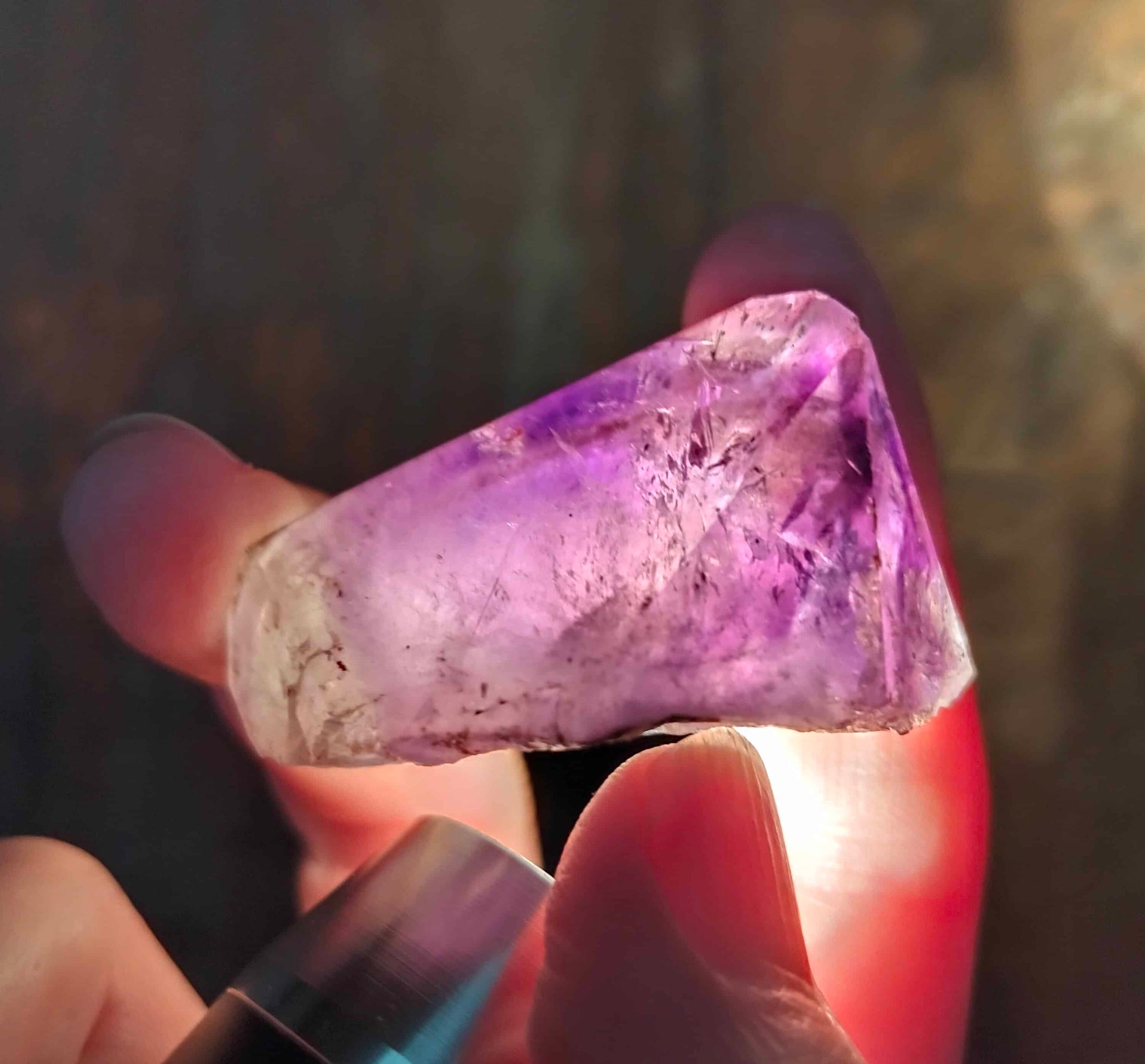 amethyst crystal, adorned with inclusions and zoning of amethyst, showcase the unique geological processes at play. Unearthed from this distinctive Australian mine, each amethyst point holds a piece of history and inherent beauty.