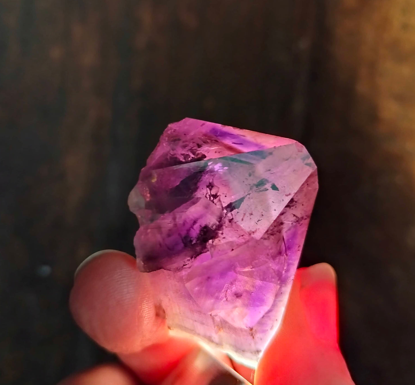 amethyst crystal, adorned with inclusions and zoning of amethyst, showcase the unique geological processes at play. Unearthed from this distinctive Australian mine, each amethyst point holds a piece of history and inherent beauty.
