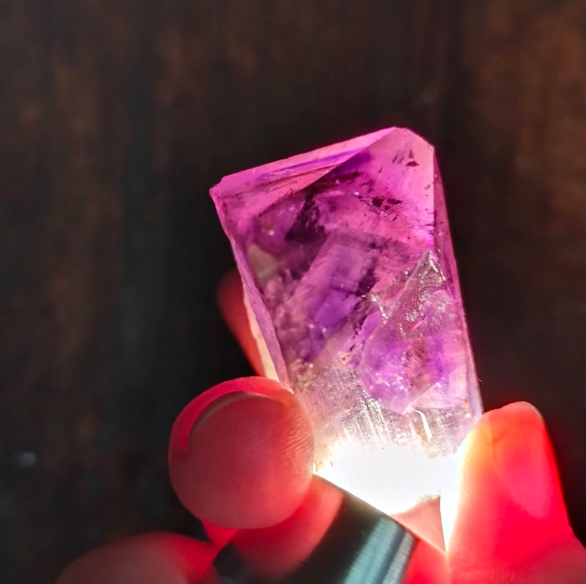 amethyst crystal, adorned with inclusions and zoning of amethyst, showcase the unique geological processes at play. Unearthed from this distinctive Australian mine, each amethyst point holds a piece of history and inherent beauty.