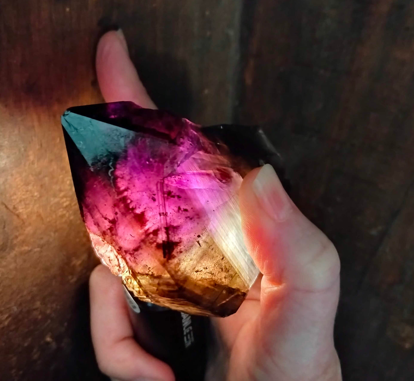 amethyst crystal, adorned with inclusions and zoning of smoky quartz and amethyst, showcase the unique geological processes at play. Unearthed from this distinctive Australian mine, each amethyst point holds a piece of history and inherent beauty.