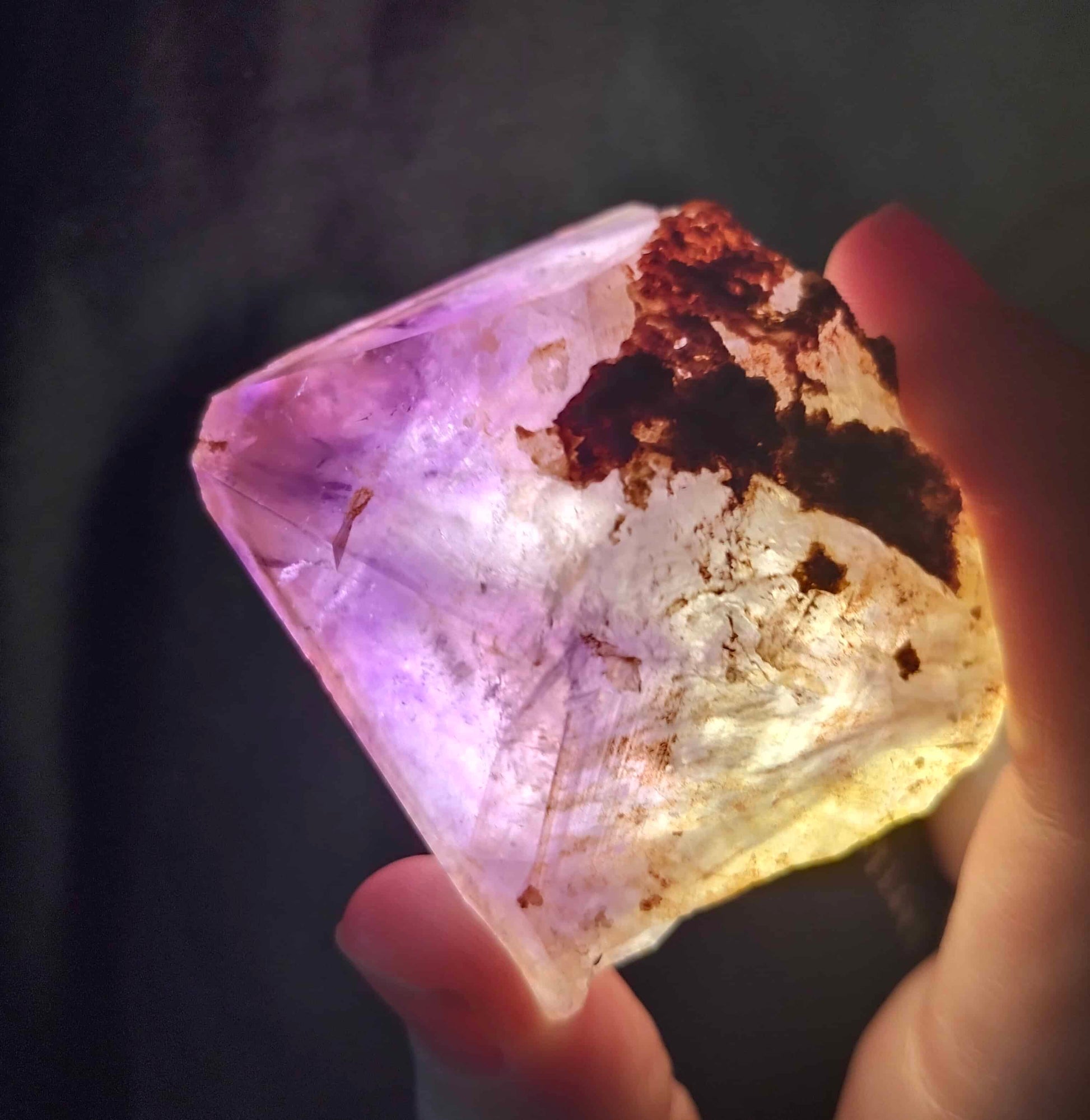 Sourced from the historic 'The Great Australian Amethyst Mine,' these hand-dug amethyst points carry a legacy dating back to the 1960s. Their rarity lies not only in the iconic location but also in the exceptional quality that is seldom found in our country. The crystals, adorned with inclusions and zoning of smoky quartz and amethyst, showcase the unique geological processes at play. Unearthed from this distinctive Australian mine, each amethyst point holds a piece of history and inherent beauty.