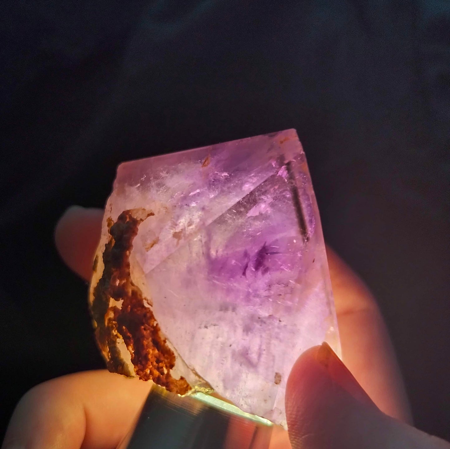 Sourced from the historic 'The Great Australian Amethyst Mine,' these hand-dug amethyst points carry a legacy dating back to the 1960s. Their rarity lies not only in the iconic location but also in the exceptional quality that is seldom found in our country. The crystals, adorned with inclusions and zoning of smoky quartz and amethyst, showcase the unique geological processes at play. Unearthed from this distinctive Australian mine, each amethyst point holds a piece of history and inherent beauty.