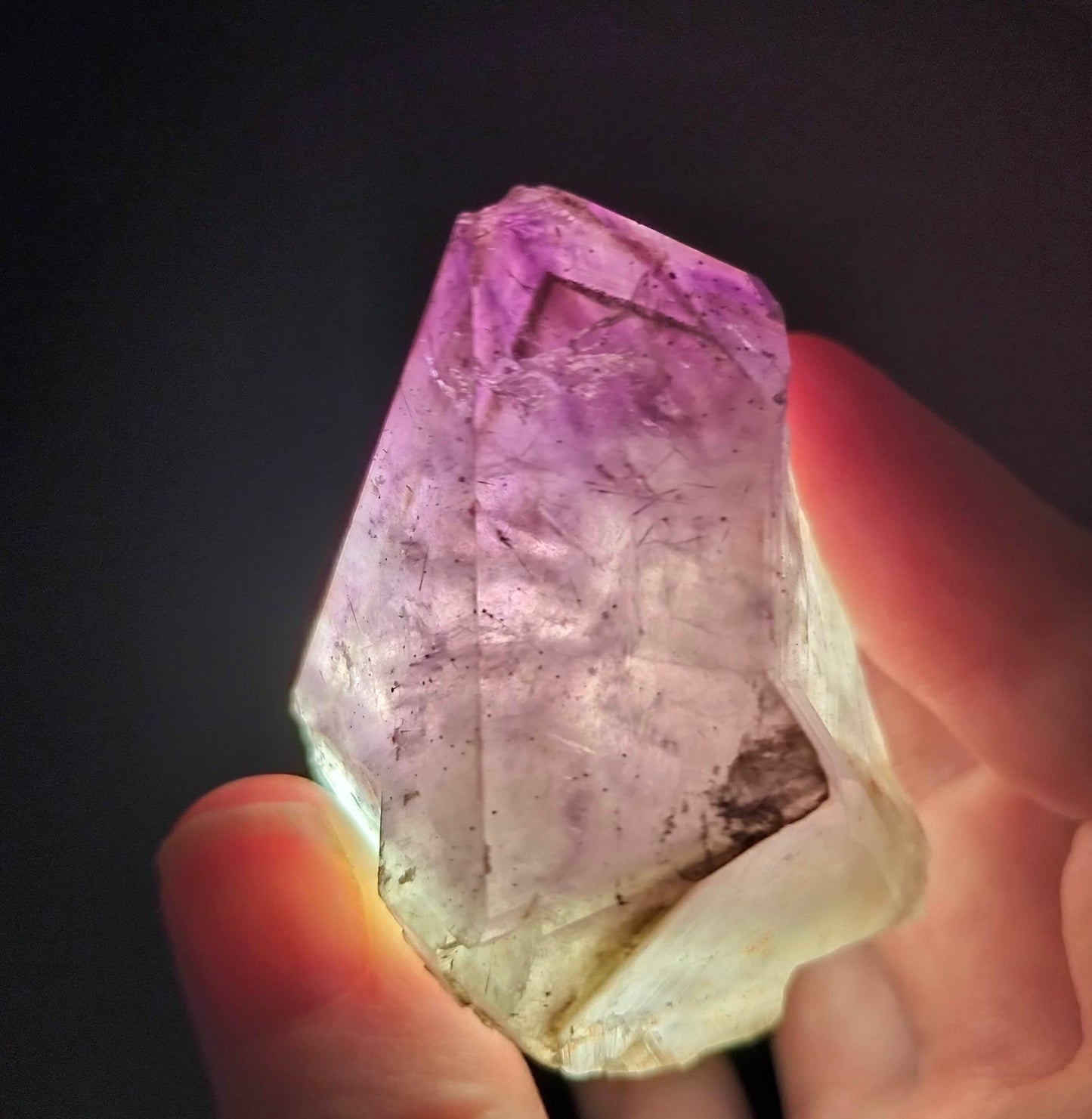 Australian Amethyst crystal, adorned with inclusions and zoning of amethyst, showcase the unique geological processes at play. Unearthed from this distinctive Australian mine, each amethyst point holds a piece of history and inherent beauty.
