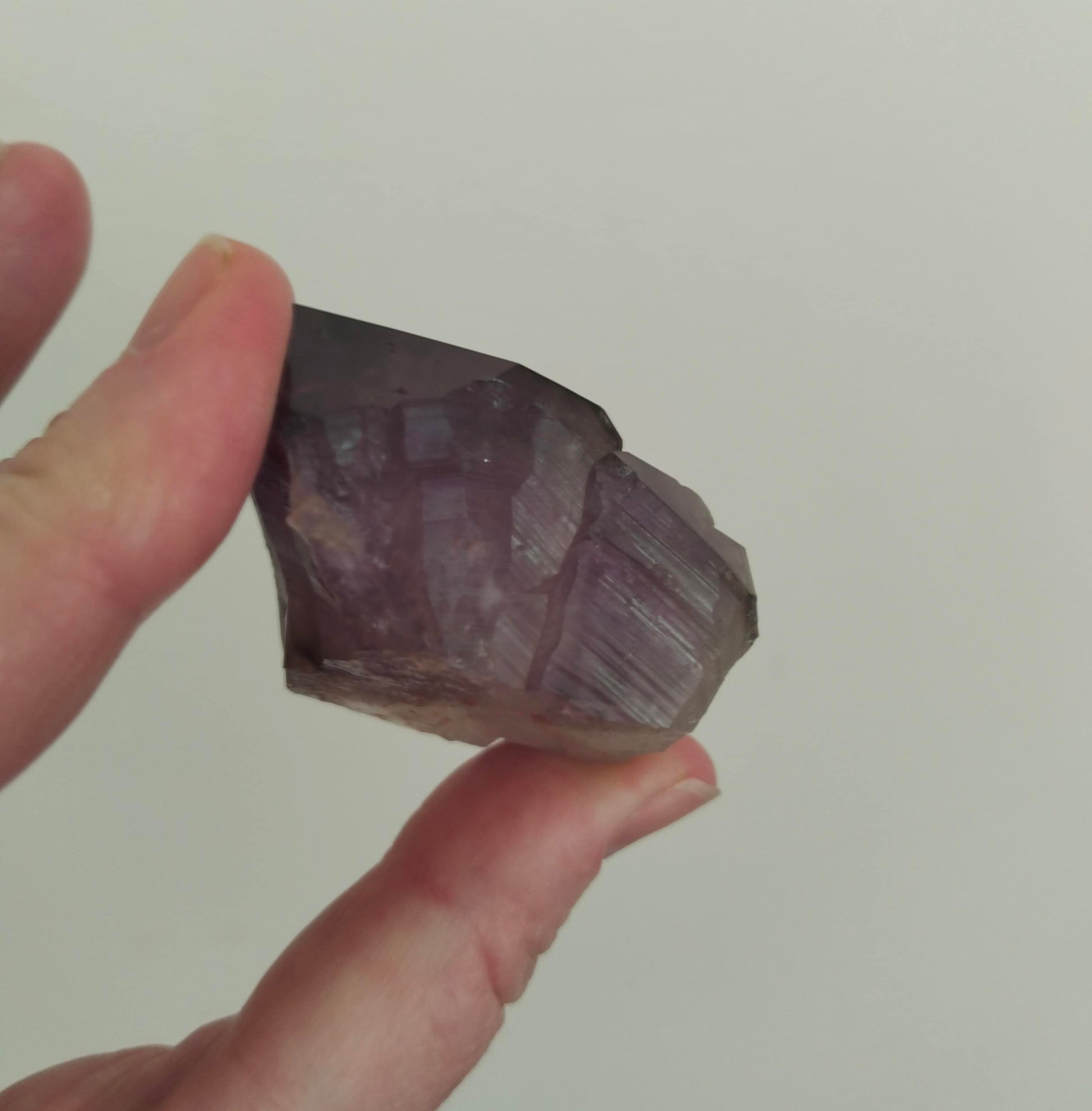 Australian Amethyst crystal, adorned with inclusions and zoning of amethyst, showcase the unique geological processes at play. Unearthed from this distinctive Australian mine, each amethyst point holds a piece of history and inherent beauty.