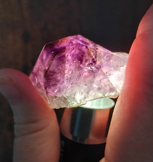 Australian Amethyst crystal, adorned with inclusions and zoning of amethyst, showcase the unique geological processes at play. Unearthed from this distinctive Australian mine, each amethyst point holds a piece of history and inherent beauty.