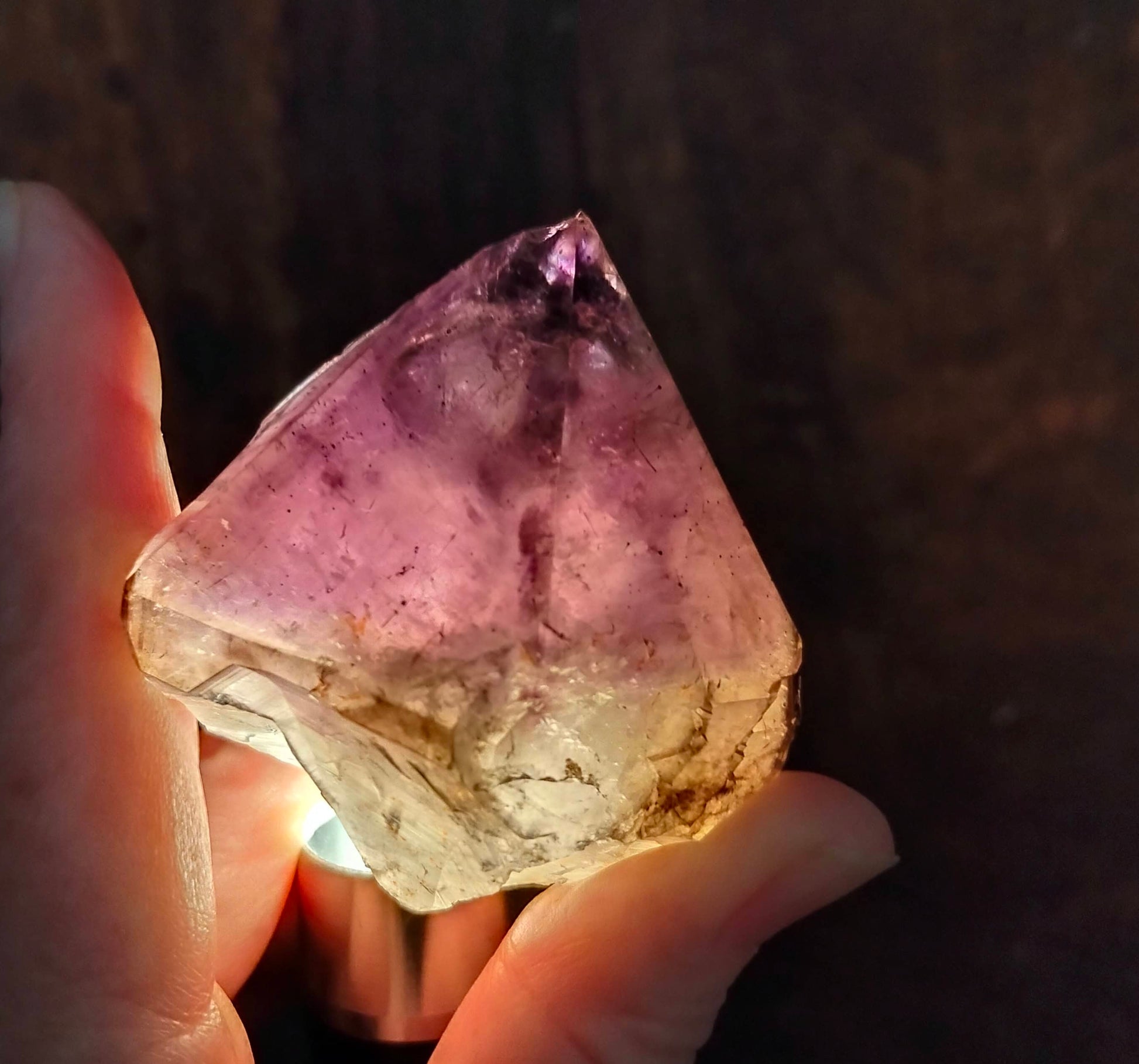 Australian Amethyst crystal, adorned with inclusions and zoning of amethyst, showcase the unique geological processes at play. Unearthed from this distinctive Australian mine, each amethyst point holds a piece of history and inherent beauty.