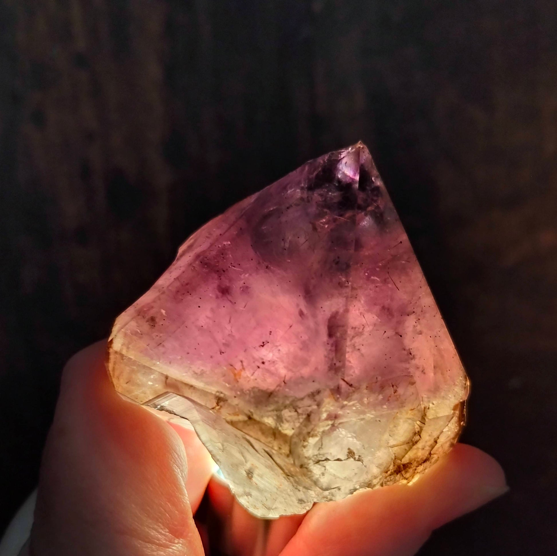 Australian Amethyst crystal, adorned with inclusions and zoning of amethyst, showcase the unique geological processes at play. Unearthed from this distinctive Australian mine, each amethyst point holds a piece of history and inherent beauty.