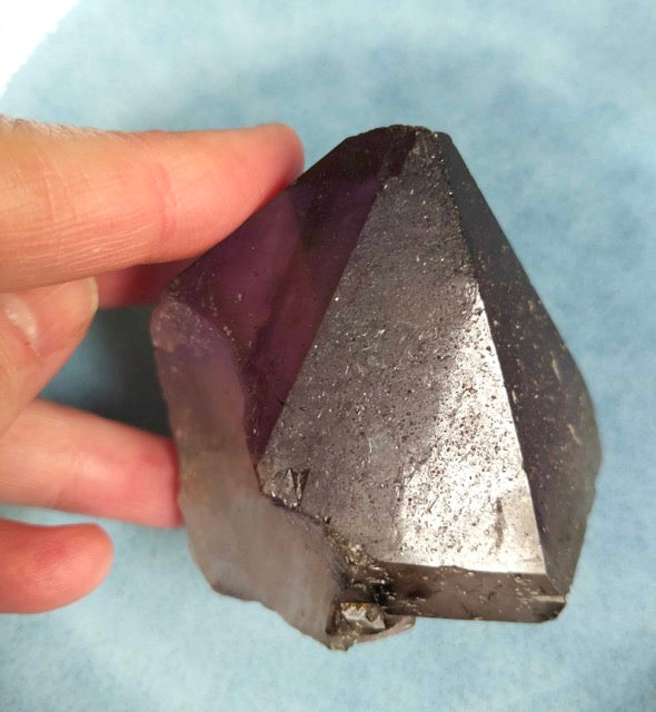 Australian Amethyst with pyrite and hematite inclusions