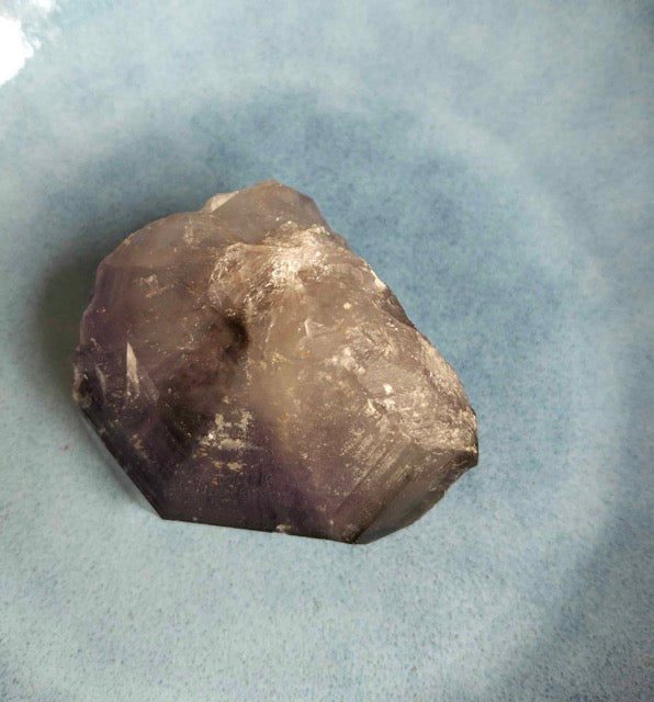Australian Amethyst with pyrite and hematite inclusions