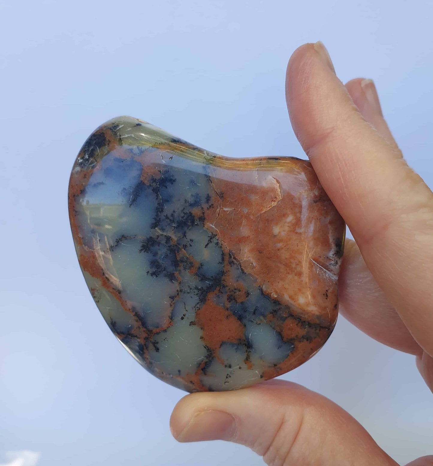 Australian Dendritic Opal Palmstone