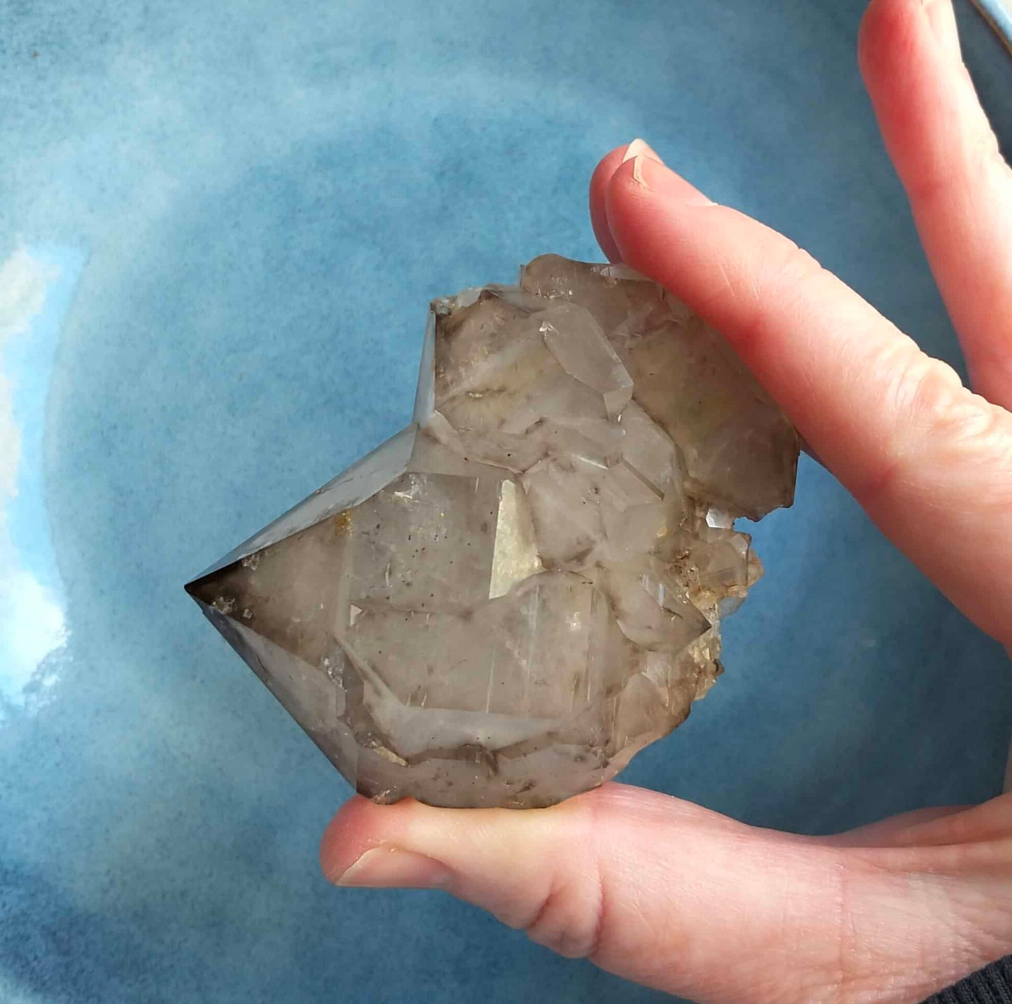 Australian Smoky Quartz Elestial Cluster