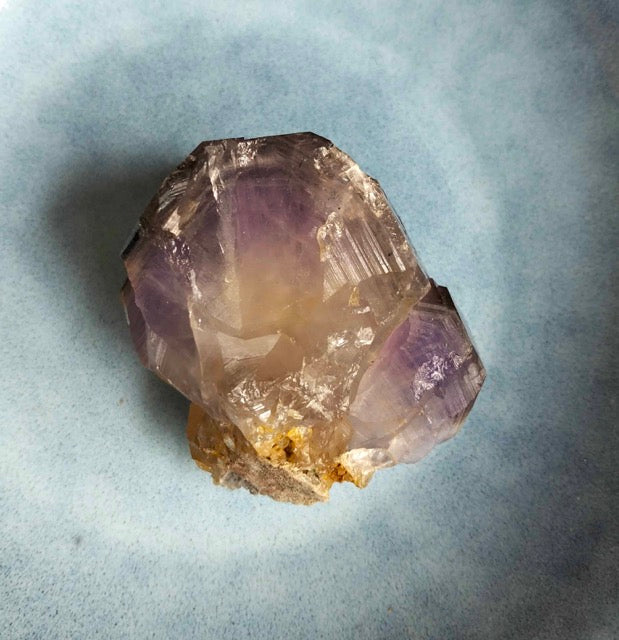 Australian Amethyst with Rare rutile, hematite and pyrite inclusions