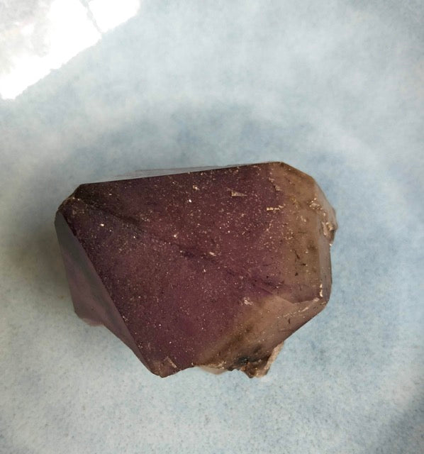 Australian Amethyst with pyrite and hematite inclusions
