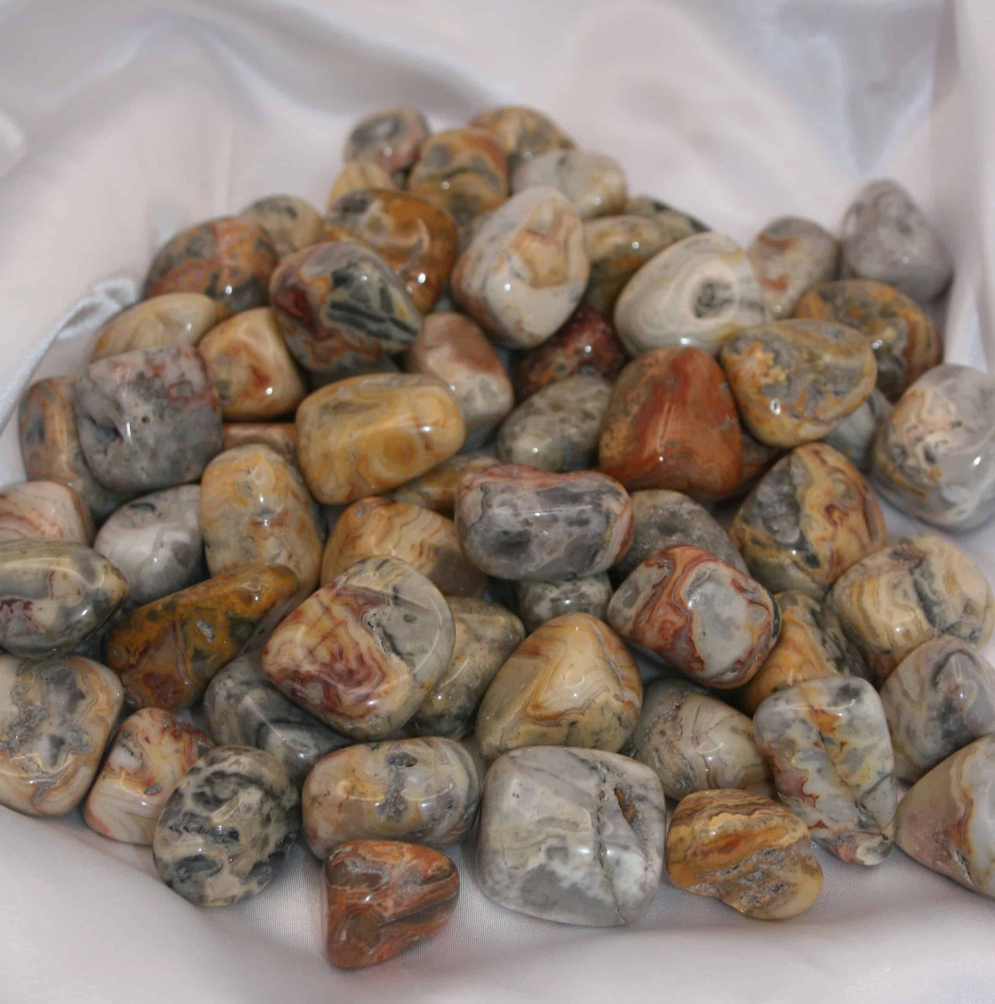 Australian Crazy Lace Agate Tumbled Stones