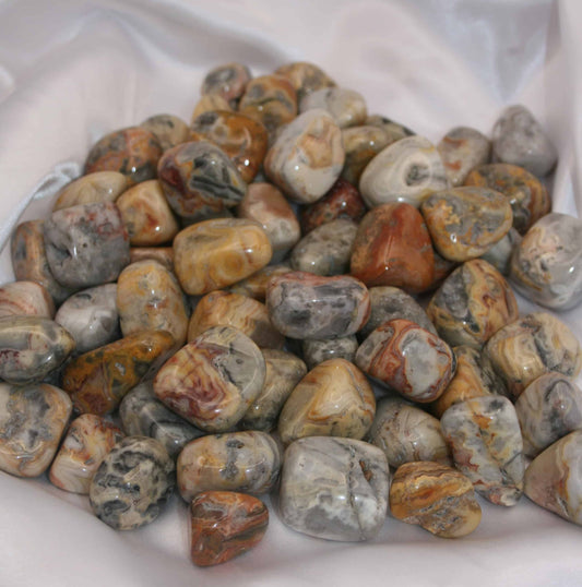Australian Crazy Lace Agate Tumbled Stones