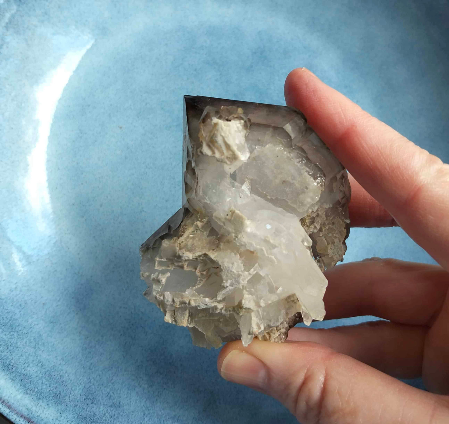 Australian Smoky Quartz Elestial Cluster