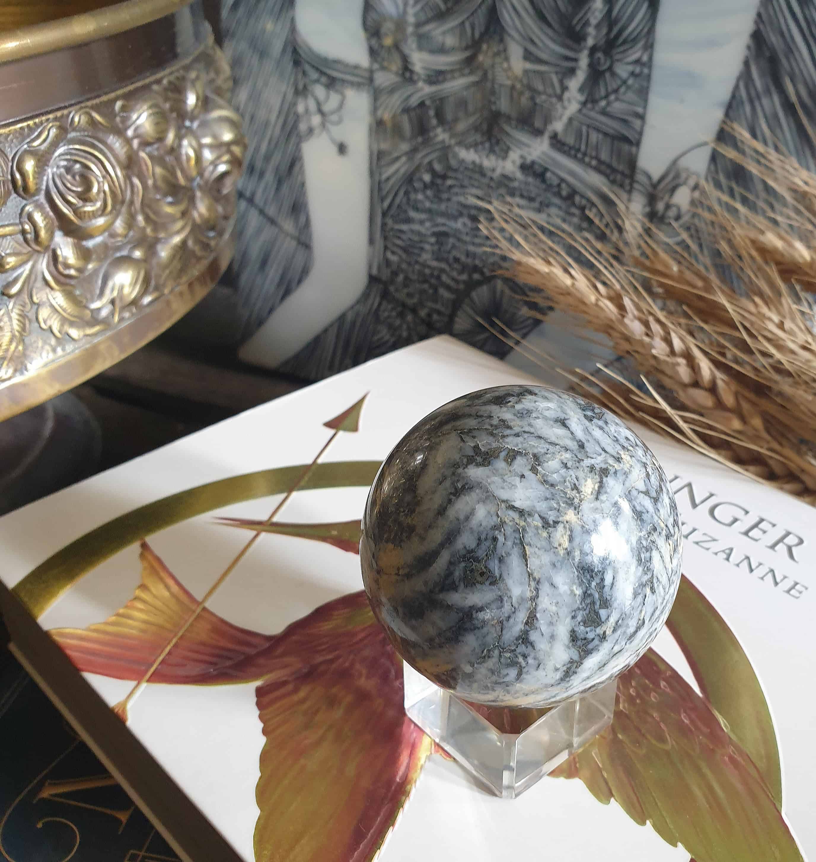 Canadian Pinolite Sphere – Oliver's Stone