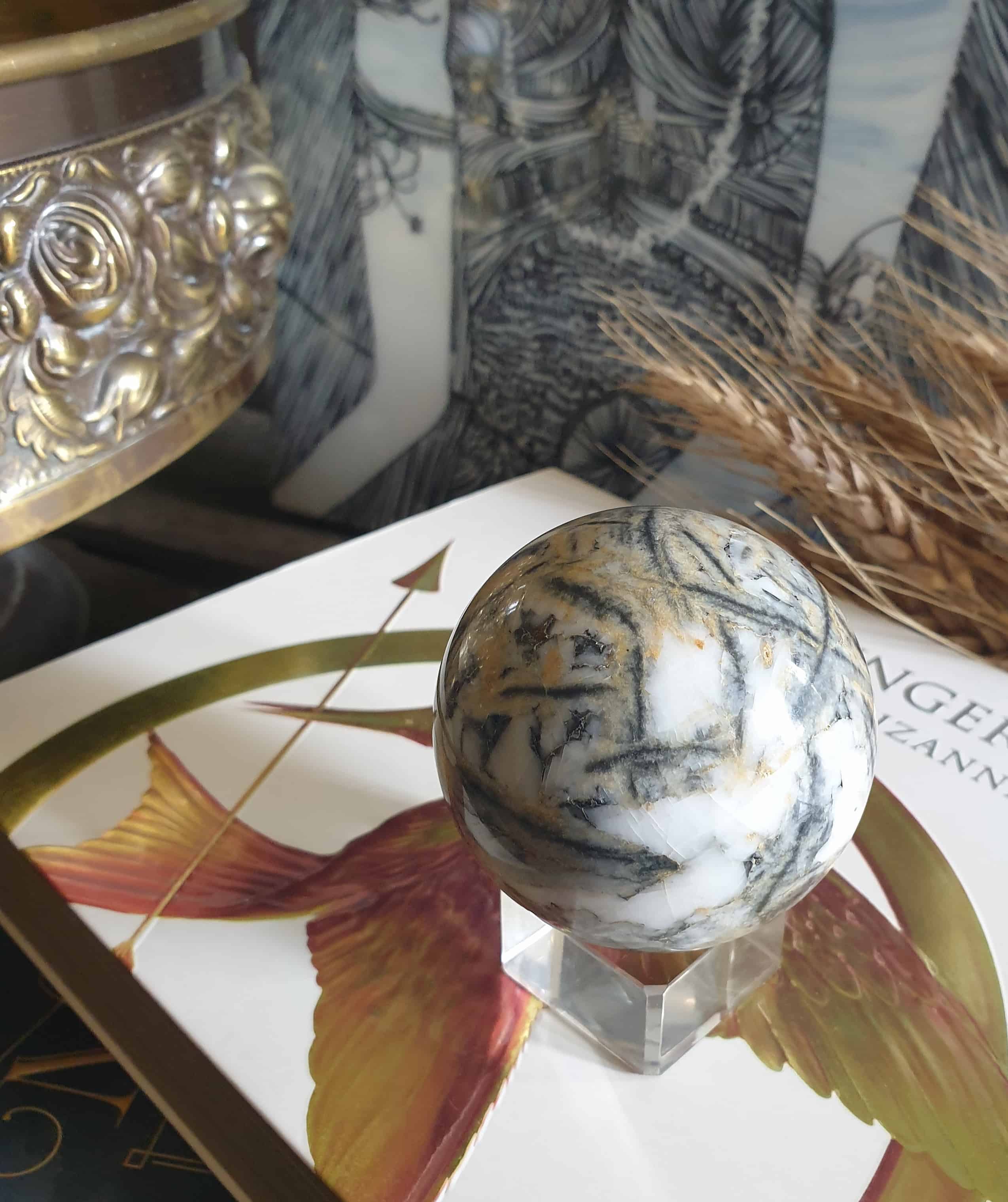 Canadian Pinolite Sphere – Oliver's Stone