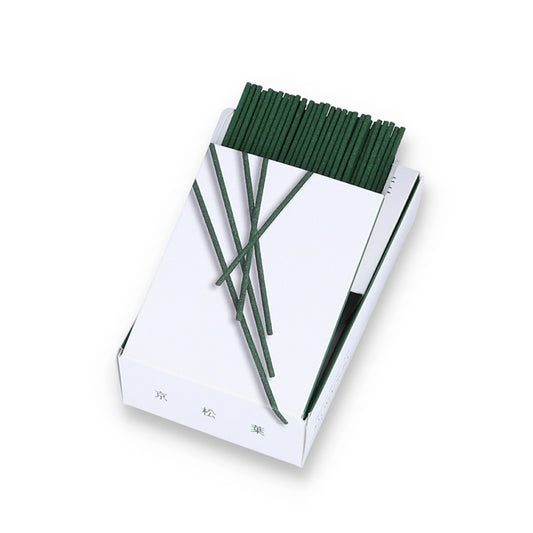 Tamayura low smoke incense is specially formulated to produce even less smoke than standard incense with a delicate scent reminiscent of pine trees.