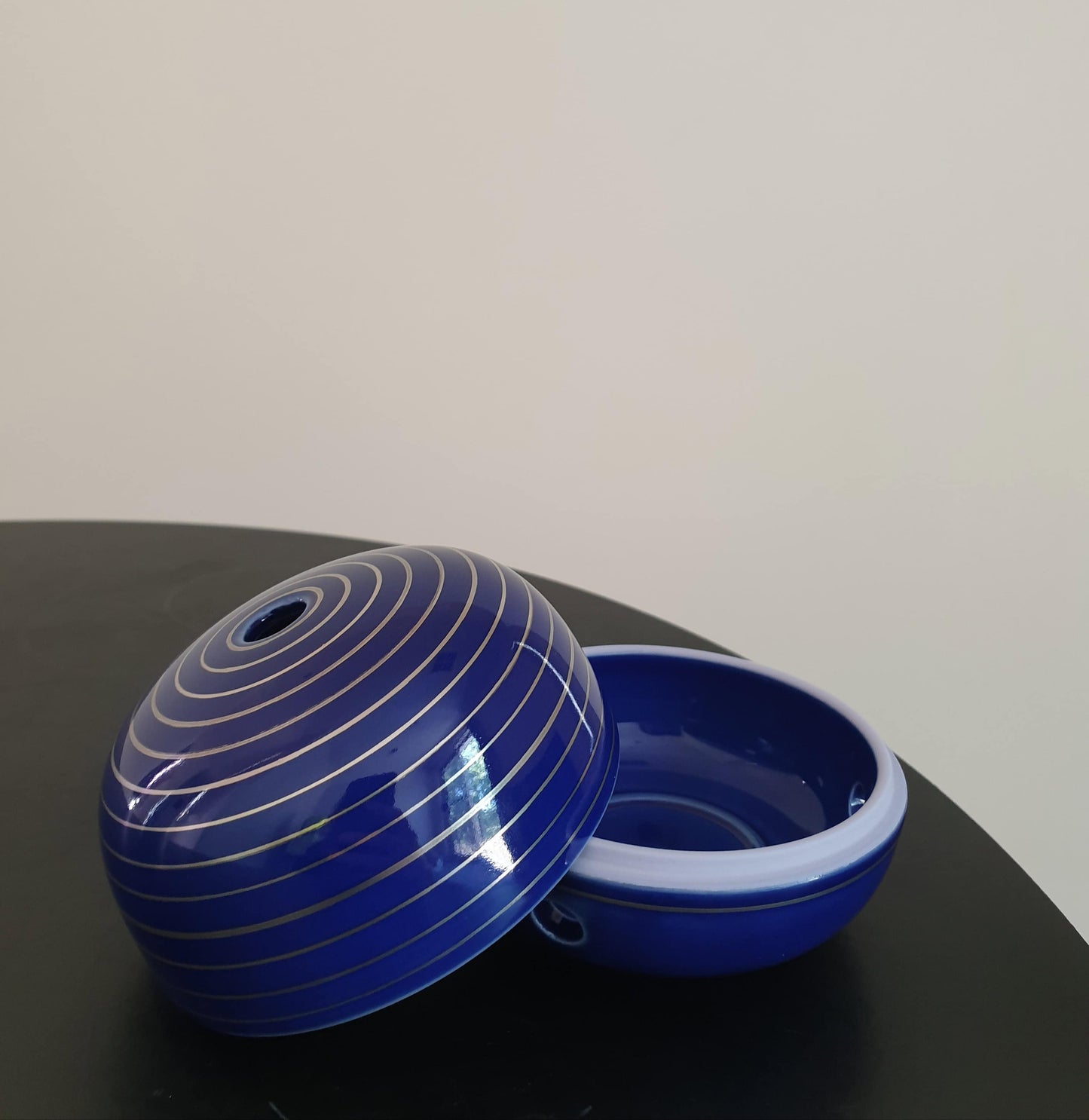 Miyuki Ginsen - Silver Lines Incense Burner