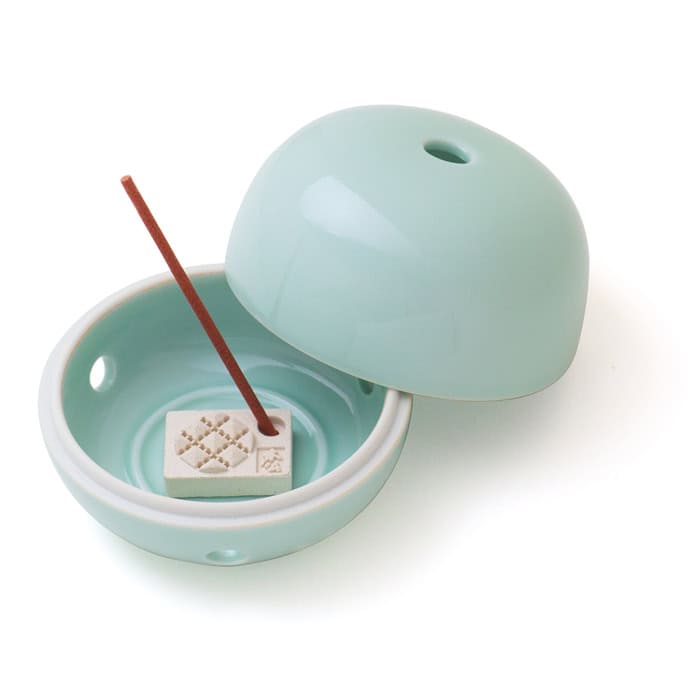 Miyuki Seiji - Light Green Incense Burner