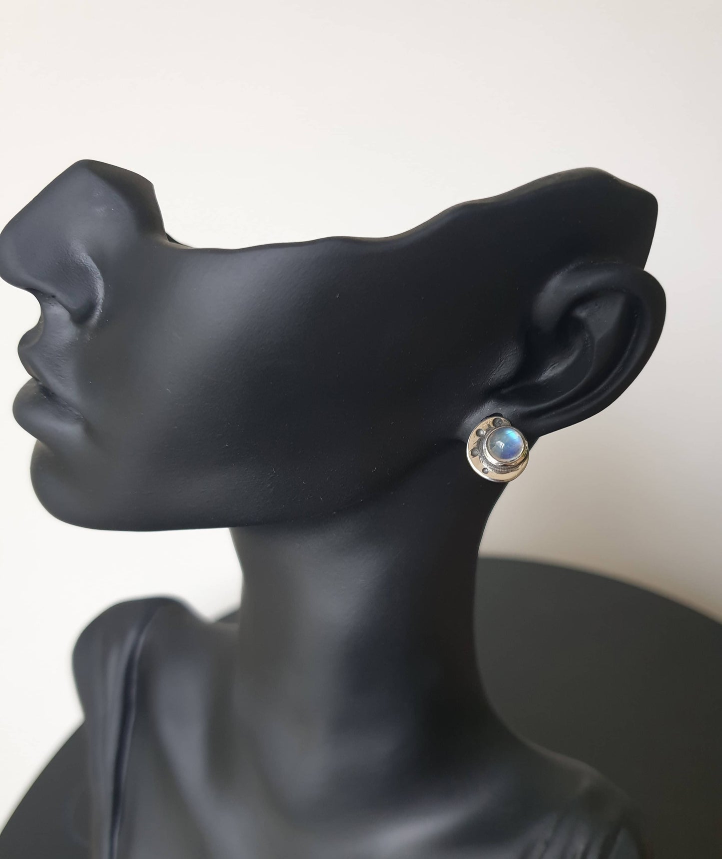 Moonstone Stud Earrings