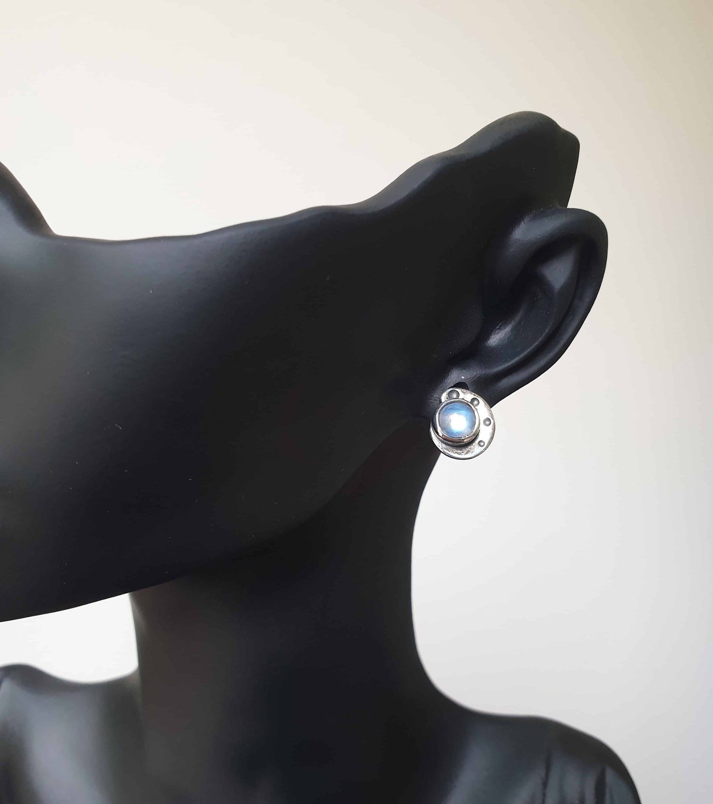 Moonstone Stud Earrings