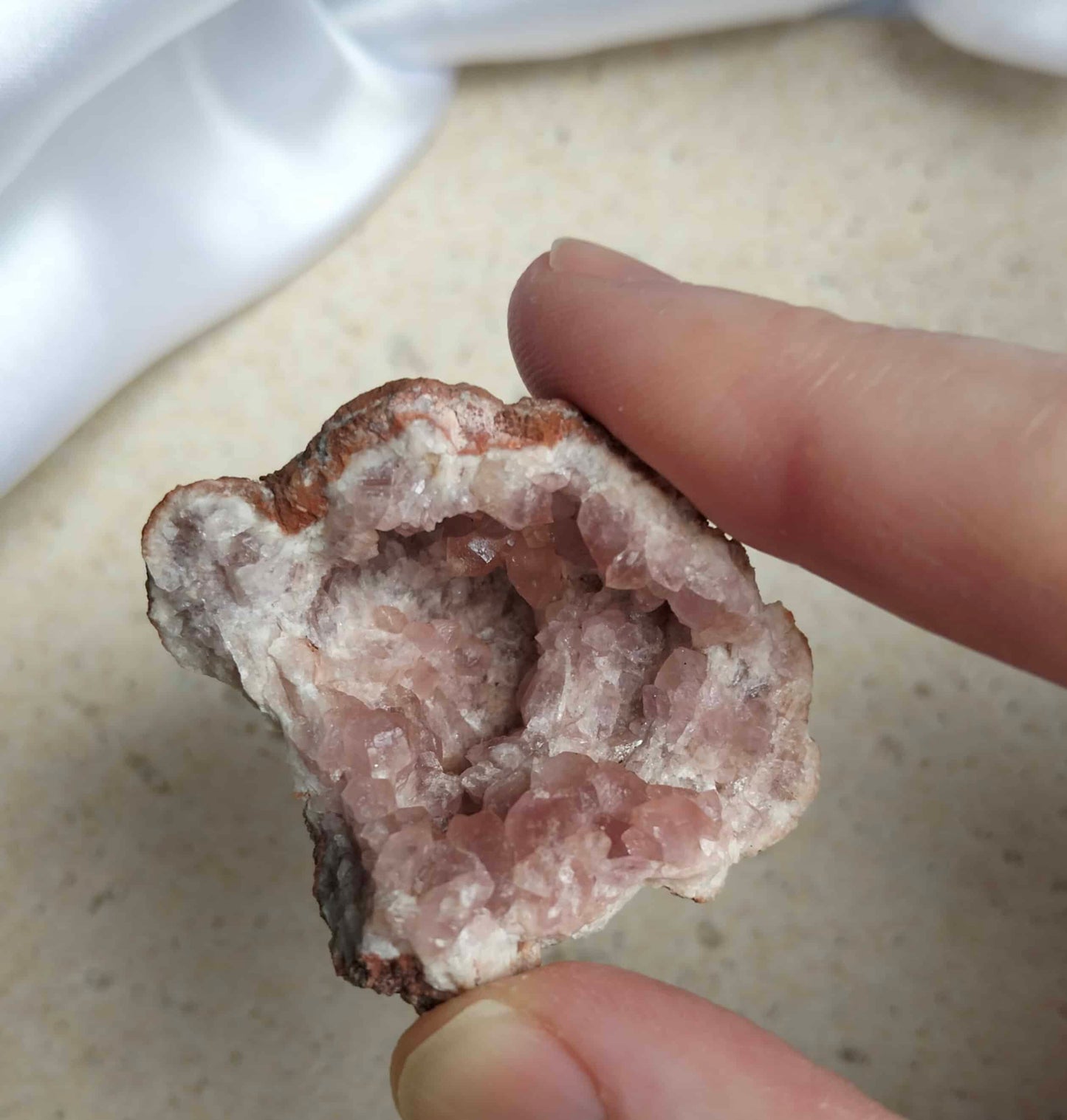 Patagonian Pink Amethyst Geode