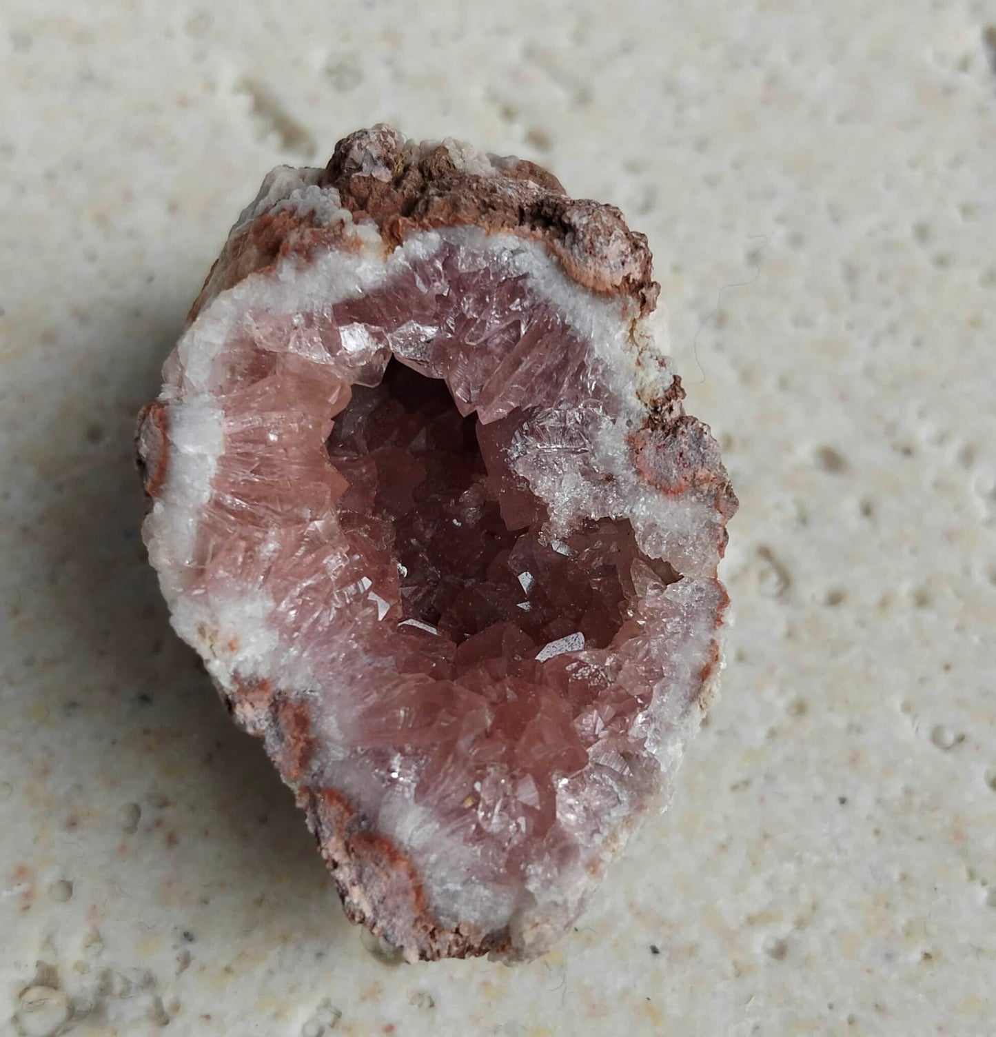 Patagonian Pink Amethyst Geode