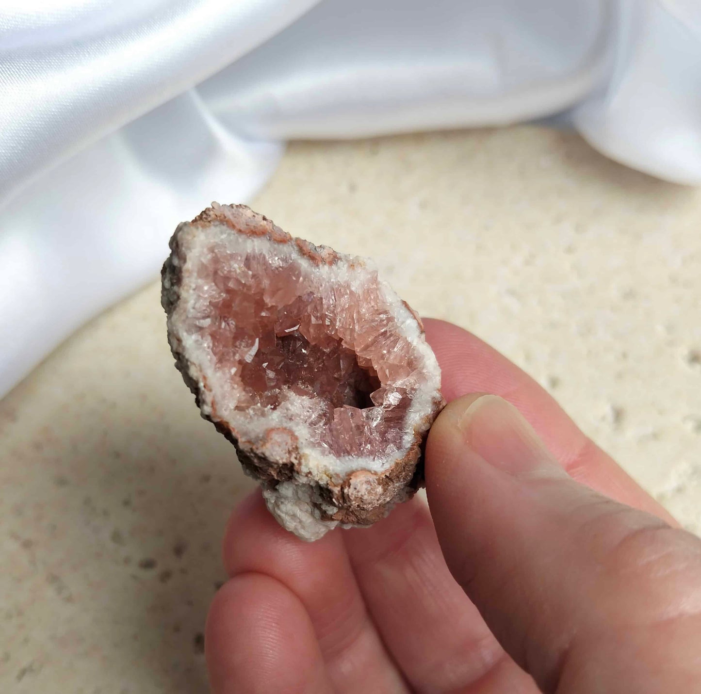Patagonian Pink Amethyst Geode
