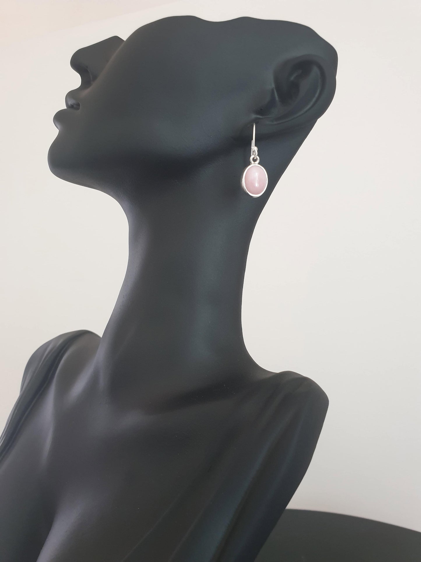 Pink Opal Earrings