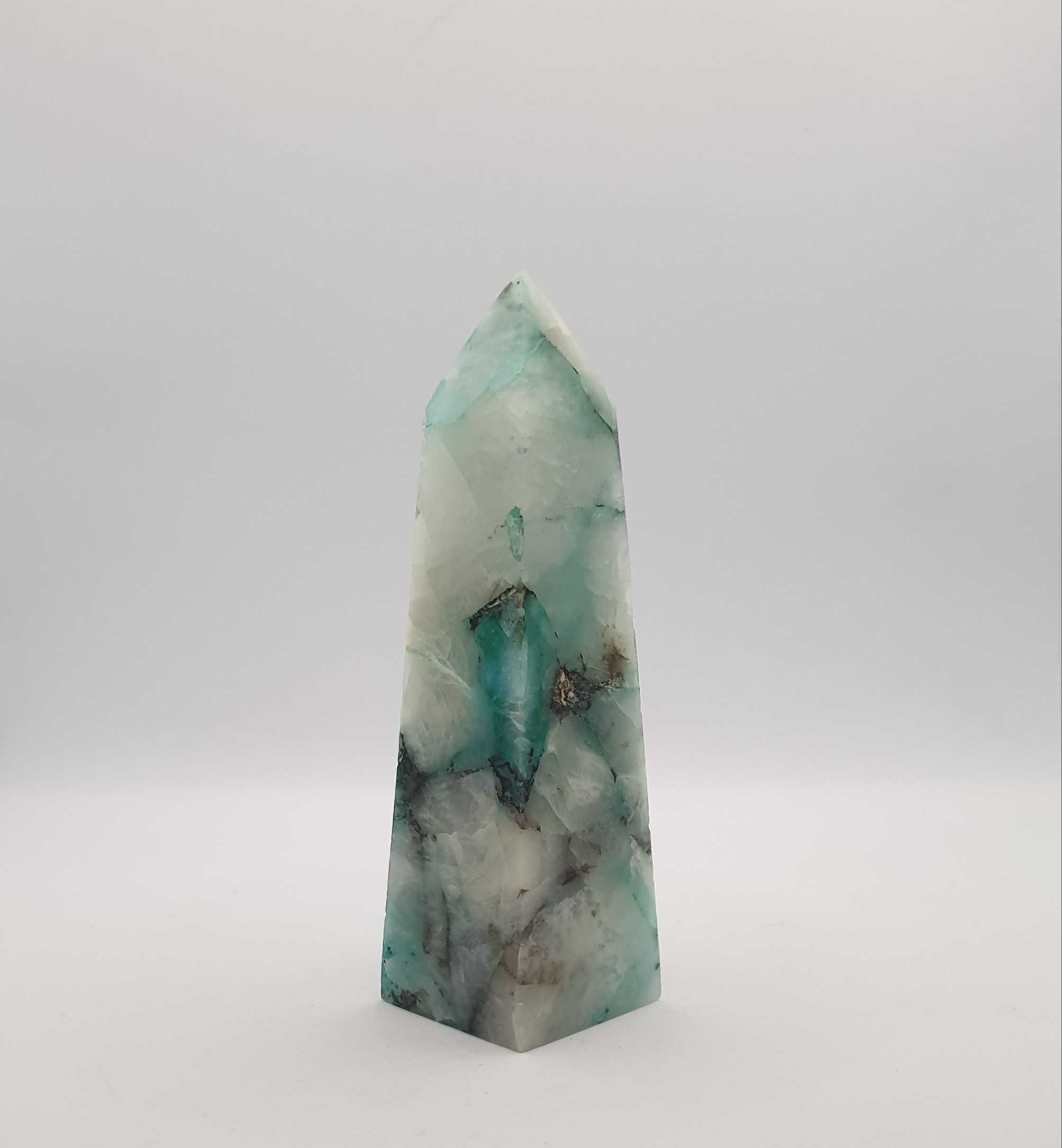 Premium Quality Chrysocolla With Malachite popular Crystal Point / Gemstone Tower Shattuckite Obelisk