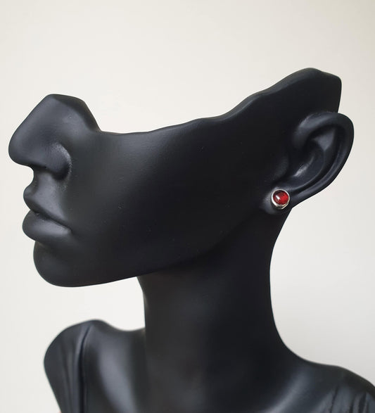 Ruby Stud Earrings