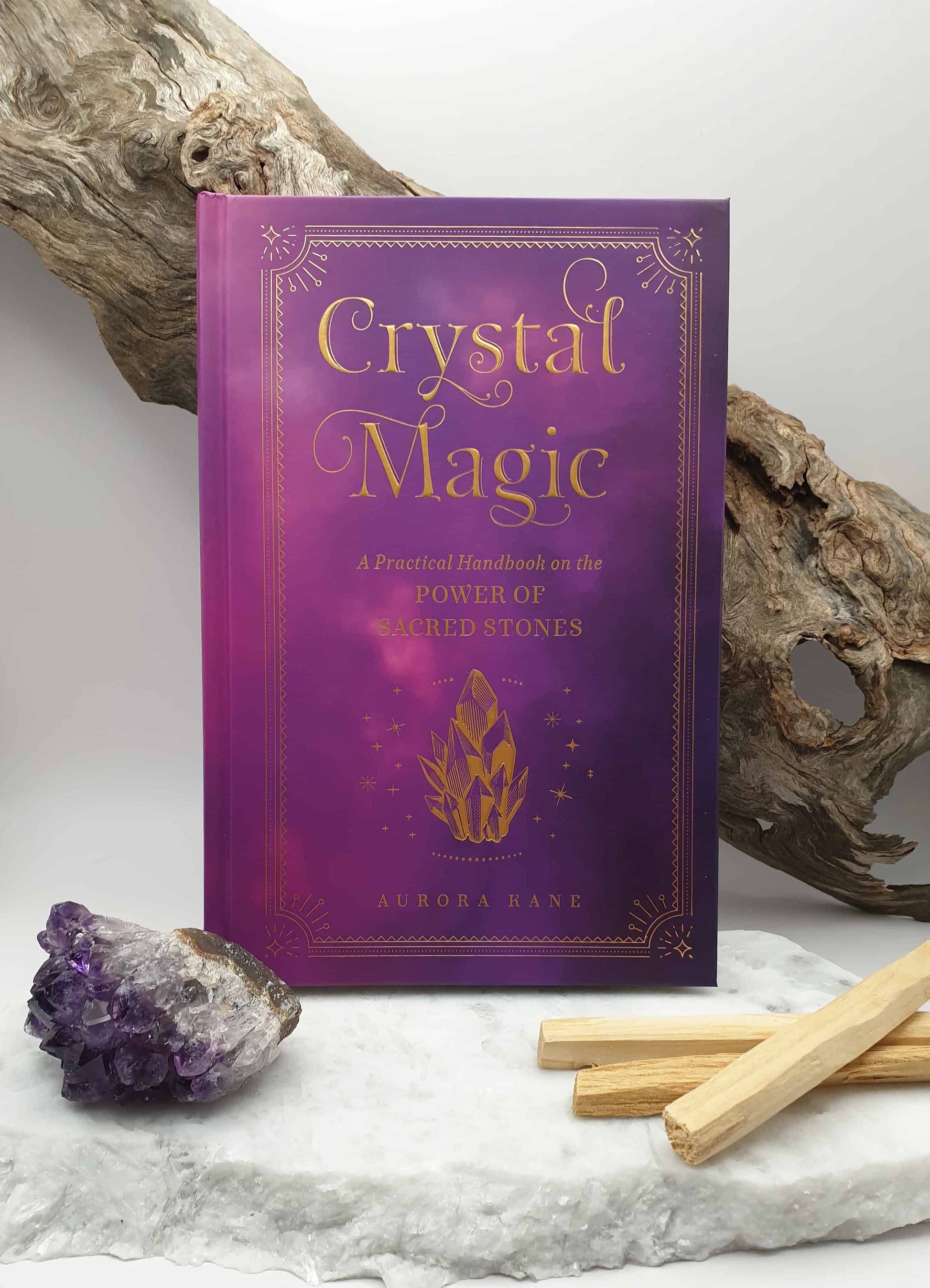 Crystal Magic is an invaluable guide to attune yourself to the mystical ways of the earth, with tips on selecting and cleansing crystals and much more..  Hardcover Dimensions 145mm x 215mm approx