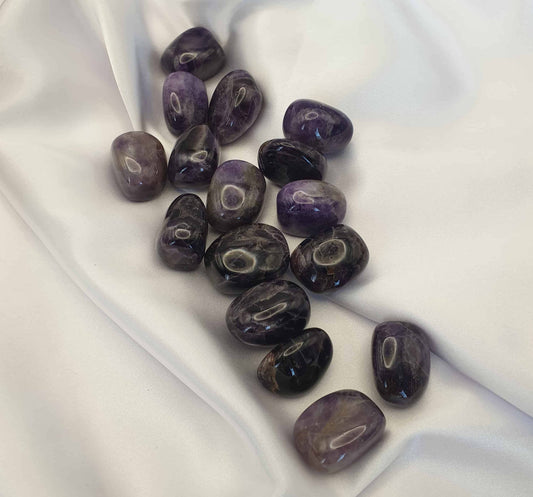 African Amethyst Tumbled Stone