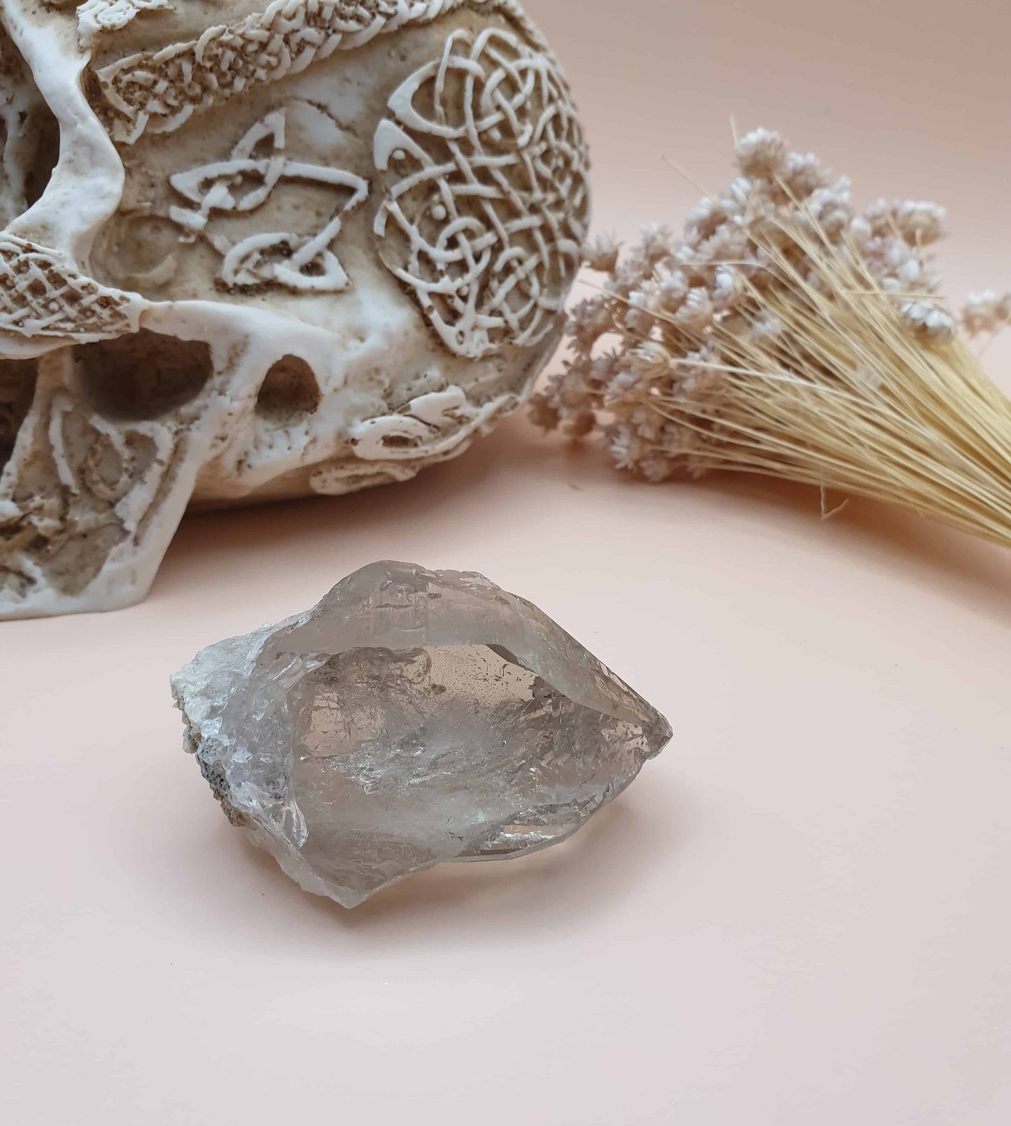 This stunning Ganesh Himal quartz natural point is hand mined by sherpas from the holy mountain Ganesh!