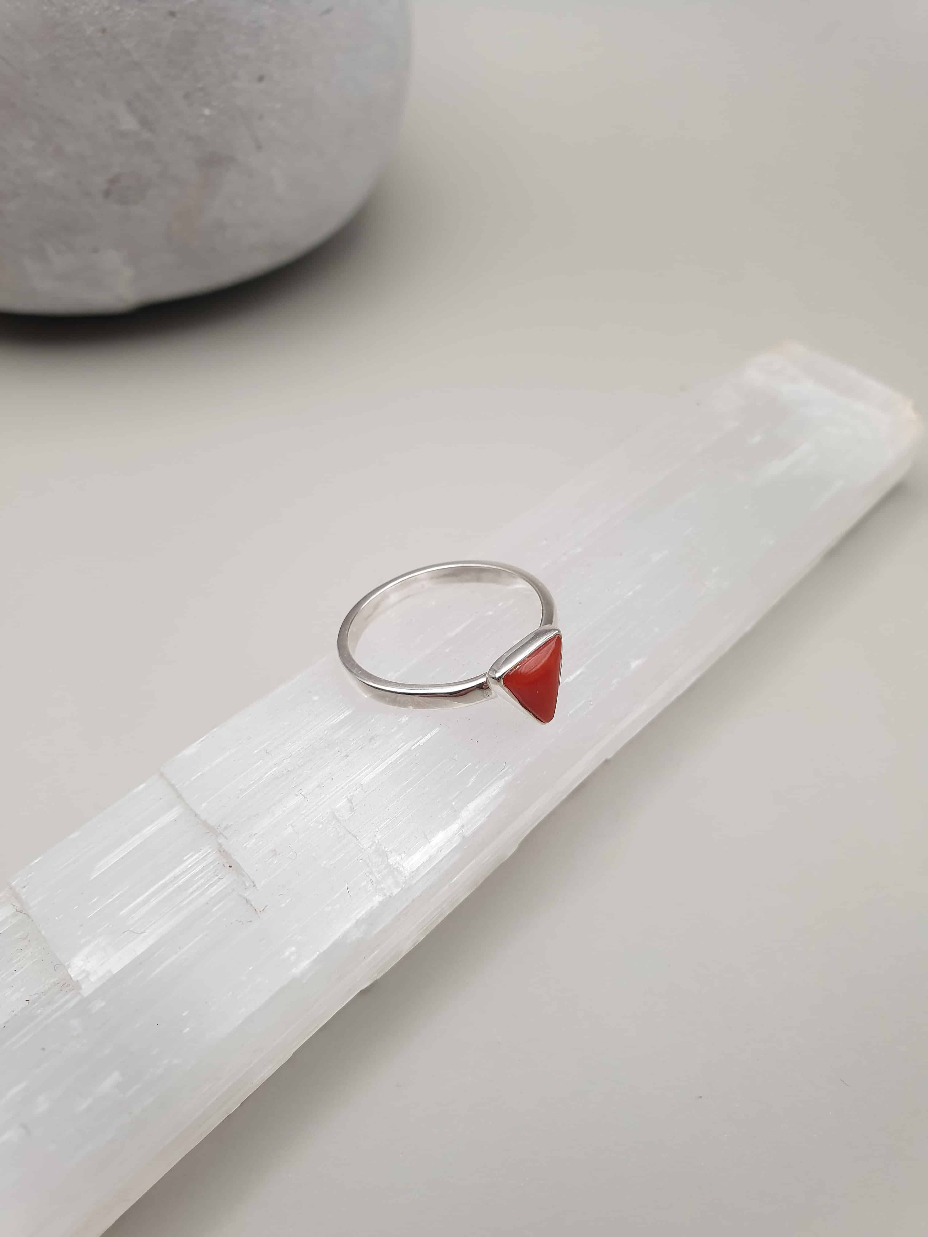 Coral stone hotsell ring price