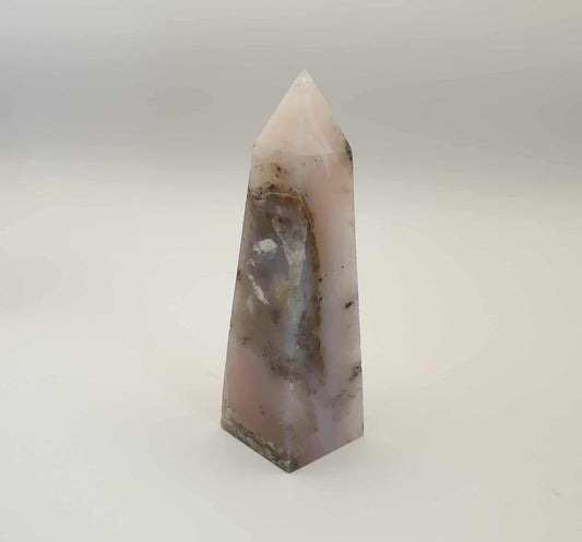 Peruvian Pink Opal Obelisk